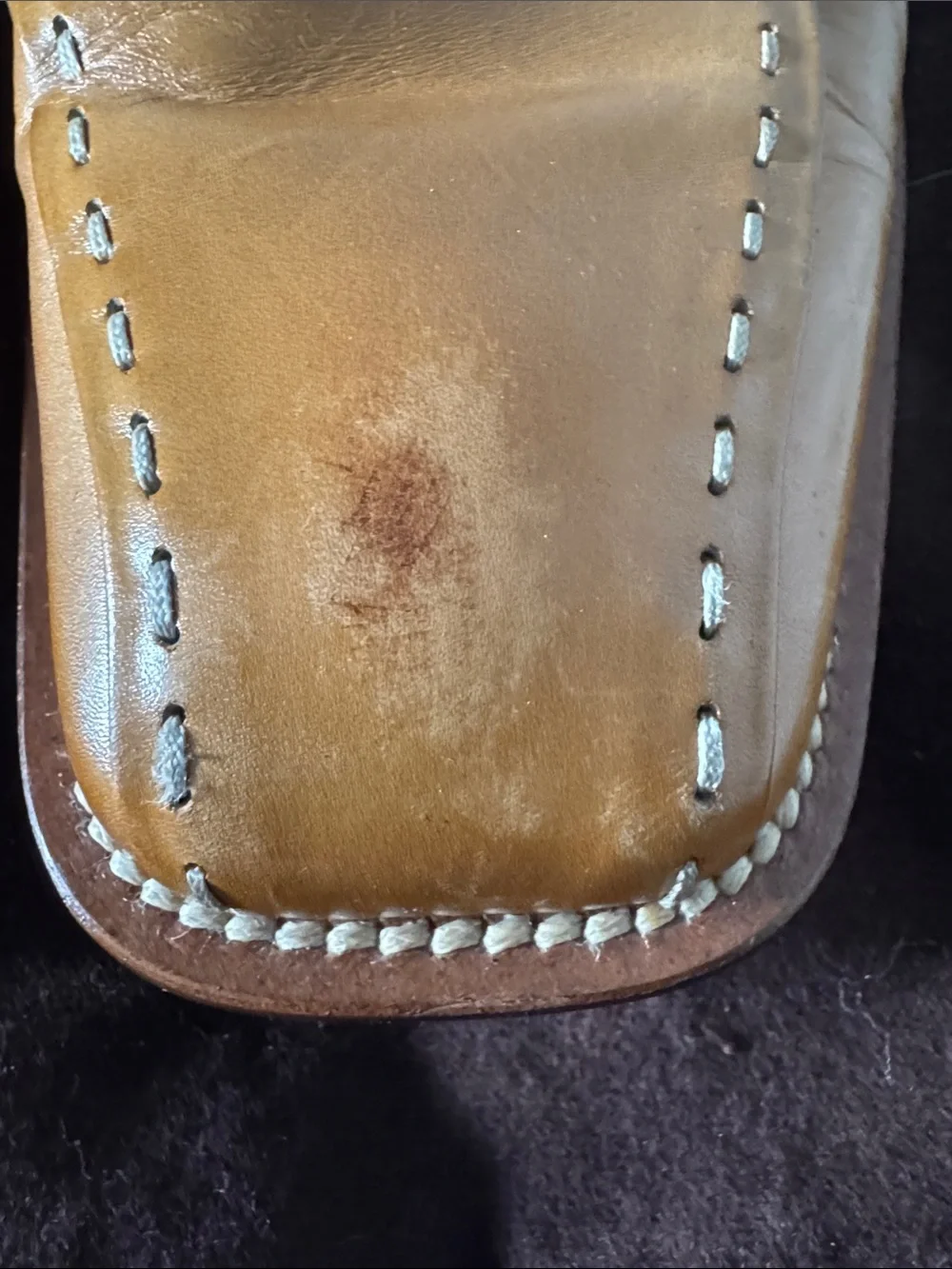 Mezlan Caramel Brown Leather Derby Shoes